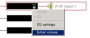 This setting can also be performed by directly entering a numerical value in the volume cell. Step 3.