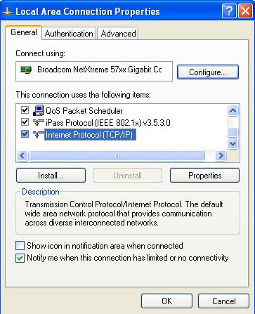 3.0 IRD Ethernet User Interface 3.1. User Supplied Equipment and Components To operate the IRD Ethernet User Interface, the following items are needed: 1. PC with Internet Explorer (version 6.