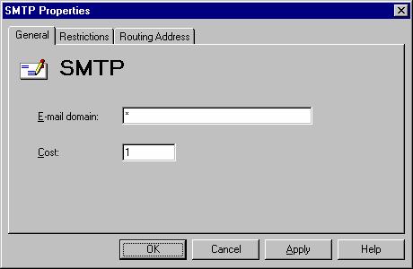 Screenshot 160 - Configuring SMTP address space 9.