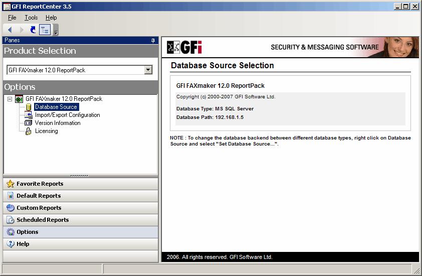 GFI FAXmaker ReportPack - Configuring default options Introduction While installing the GFI FAXmaker 12.