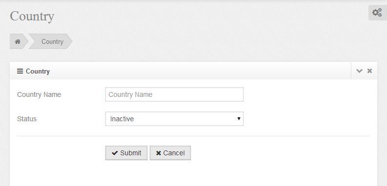 Add country: User can add country by clicking on Add button. By selecting status user can make country Active/Inactive. Affiliate From front side user can place request for affiliate.