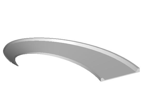 Solids Modeling Task Parallel As the profile element is extruded, it remains aligned parallel to its original position.
