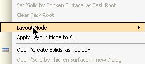 3D Primitive Solids Alternate Display options exist for the Task Navigation dialog.