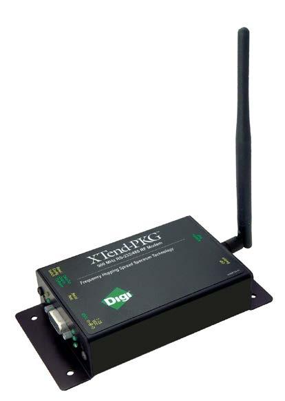 applications. Simply feed data into one modem and the data is transported to the other end of a long range wireless link.