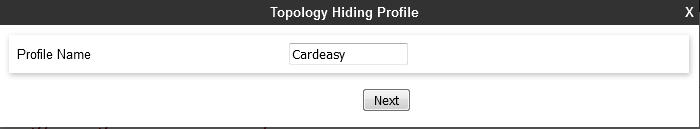 6.7. Topology Hiding Topology hiding is used to hide local information such as private IP addresses and local domain names. The local information can be overwritten with a domain name or IP addresses.
