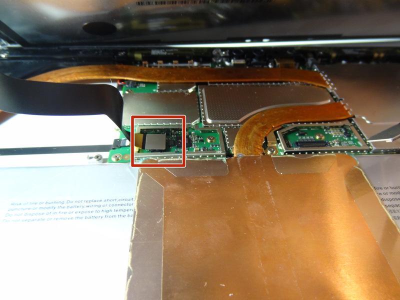 left is covered by a lightweight metal casing.