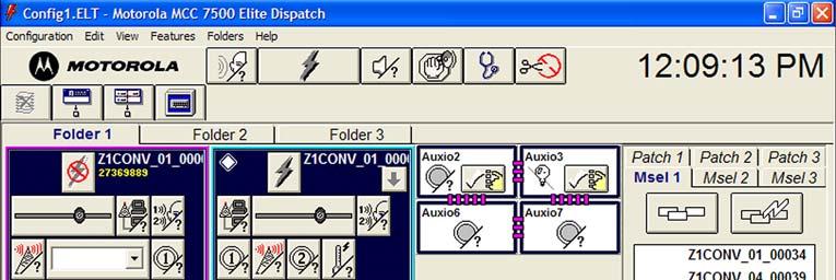 USING THE ELITE DISPATCH SCREEN Typical Dispatch Window: