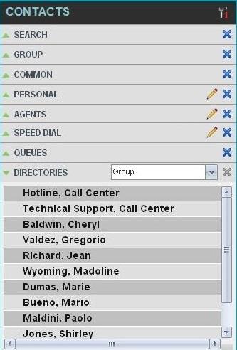 For information about organizing and managing your contact directories, see section 8 Manage Contacts.