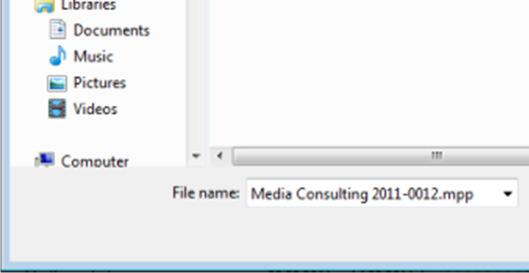 So, you can generate or read Microsoft Project 2010 files directly in InLoox PM.