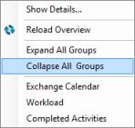 All resources that are not occupied during the defined period are hidden. Use the button Add resources to always display resources with whom you work often, regardless of the date settings.