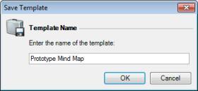 6. In the Enter the name of the template field, type a name. 7. Click OK. The template is saved in InLoox PM.