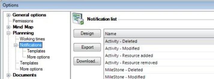 o Load a template from your local data. Click Import and choose a template in the Load Planning Template dialog box, then click Open.