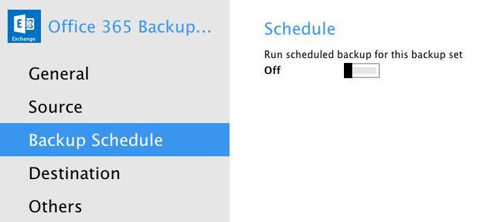 Click the Backup Sets icon on the Backup App main interface.