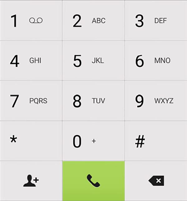 MAKING CALLS RECEIVING CALLS To make a call, select the Dialer tab and enter the number you are calling into the