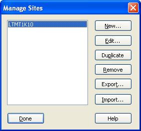 Chọn site trong danh sách, chọn Done Thêm thư mục mới vào Site Click chuột phải lên đối tượng chứa trong cửa sổ Files, chọn New Folder. Xuất hiện thư mục mới, đặt tên cho thư mục.