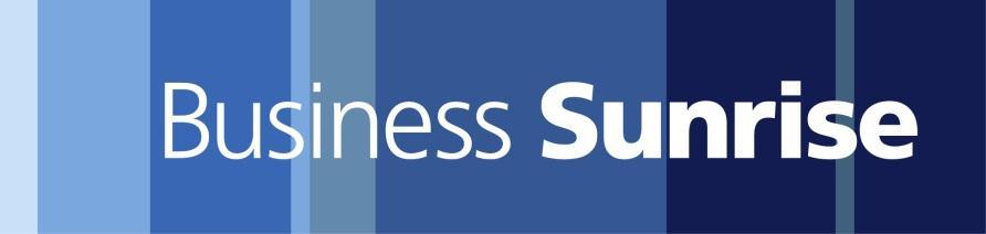 Business Sunrise Outlook 2012 Launch of new Cloud Services in Q2 Direct