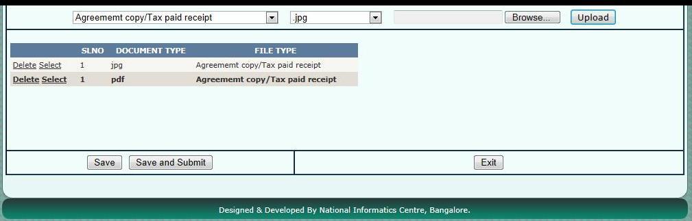 Save and submit option would submit the Form from the account and provide with an Acknowledgment