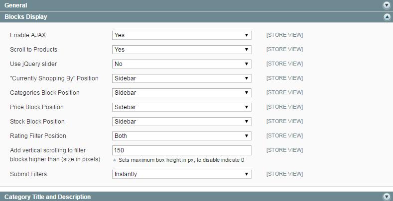 4. Category block position Currently shopping by is the block, where current navigation selections are displayed.