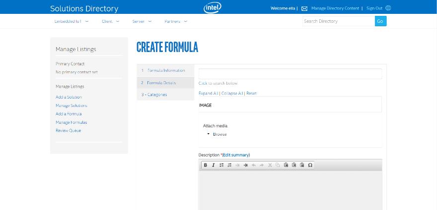 Adding Formulas In the left hand navigation of the Members Resource Center, click Add a Formula.