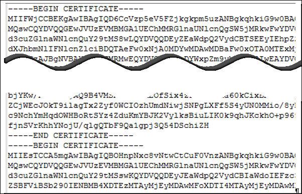 2 If your certificate is in PKCS#12 (.p12 or.pfx) format, or after the certificate is converted to PKCS#12 format, use openssl to convert the certificate to.pem files.