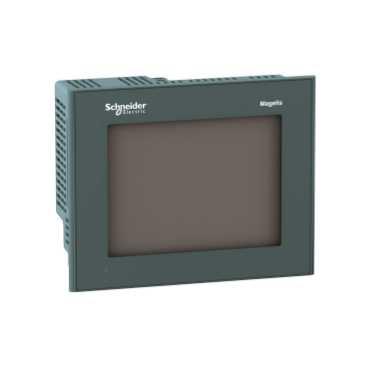 Characteristics 5 7 LCD TFT color controller panel - 16 inputs/16 outputs source Complementary Backlight lifespan Brightness Contrast Character font Inrush current Power consumption Local signalling