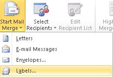 Navigate the Records In order to see all the subsequent records, click on the Go to record tool on the Mailings tab.