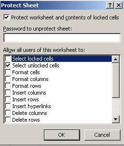 Lock Specific Cells 1. Highlight the cells that you need protected 2. From the Home Tab, click on the Format Button 3.