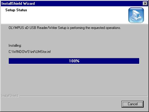 2 Download and install the device driver <98/98SE Install> When using the adapter for the first time, you must first download and install the device driver from the OLYMPUS web site.