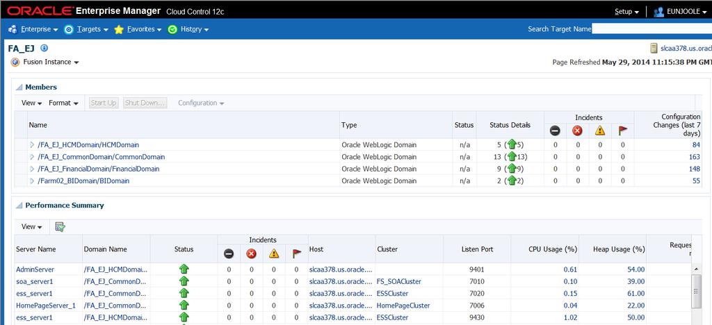 Refreshing Fusion Instance Customers can add new targets, or refresh existing targets, into an existing Fusion Instance.