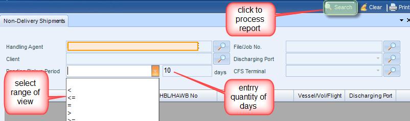 Chapter 5: Manage inbound shipments Shipments on hold If there are some shipment is put on hold sue to some reasons, click this form user can view the list of that shipment.