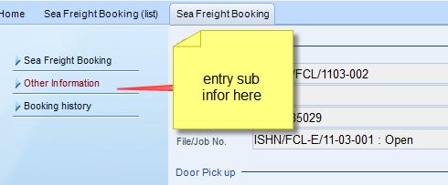 Chapter 4: Manage outbound shipments User can input data, click button Save on toolbar to save.
