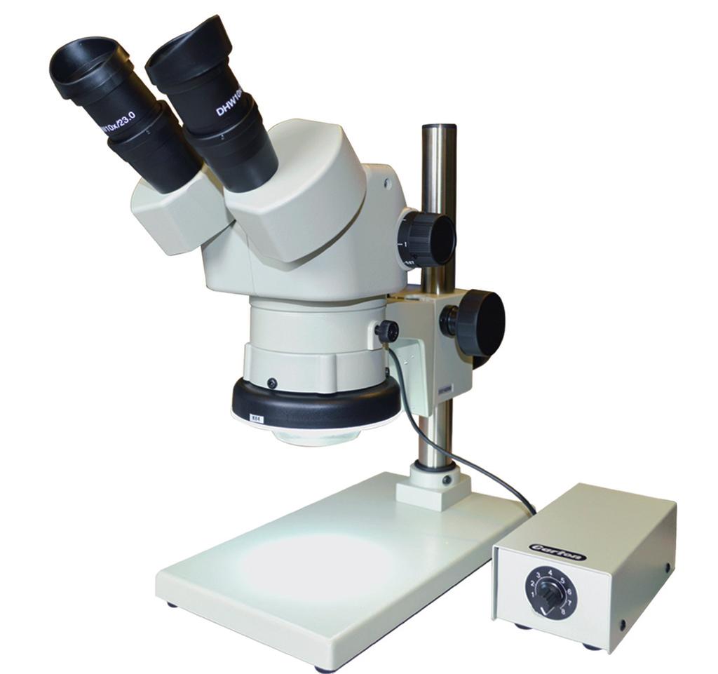 ASCO Binocular Microscope SPZ-50SBG WITH ZOOM AND STAND The microscope includes a