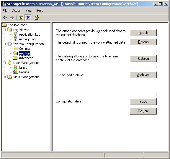 StoragePlus Administration Console 3.