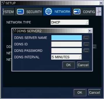 Figure 3.8.5. Network setup screen DDNS Server 2 3-8-3.