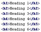 Appendix D: HTML Tag Support 22.1.8 Heading Tags Figure 239 -- Sample of HTML Document Output (Open in Internet Explorer 7.0) A heading is defined by the <H1>, <H2>, <H3>, <H4>, <H5>, or <H6> element.