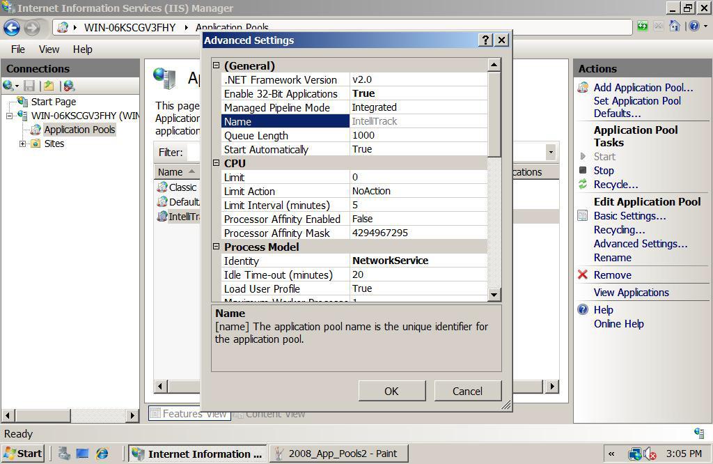 Quick Start Guide 6. In the Process Model portion of the Advanced Settings window, select Load User Profile. 7.