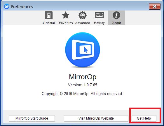 Note: You can also download the User s Manual for MirrorOp (Sender) from http://www.mirrorop.com/wics-2100/.