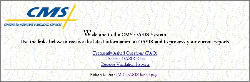 The system respnds t a successful lgin with the OASIS Main Menu page (Figure 3-4). Figure 3-4. OASIS Main Menu Page The fllwing links are available n the OASIS Main Menu page.