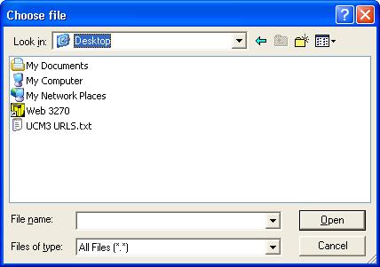 Step 2 Choose the file to be submitted Click Browse to find the location of your file