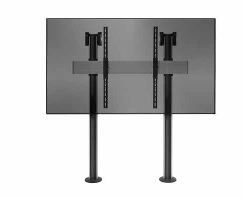 FW15198 Floor supported wall solution for Microsoft Surface Hub 84" Features FW15198: