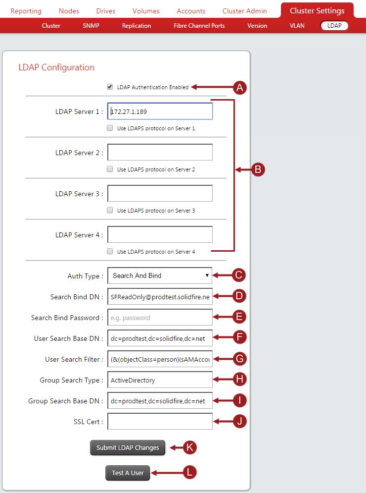 Clusters LDAP Overview The SolidFire Lightweight Directory Access Protocol (LDAP) can be set up to enable secure login functionality to SolidFire storage.
