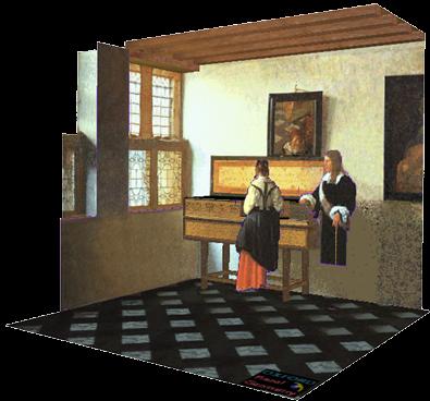 Vermeer, Music Lesson, 662 A.