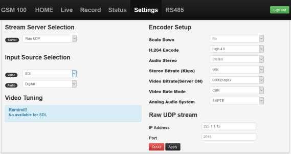 Raw UDP This protocol is used for distributing streaming video over