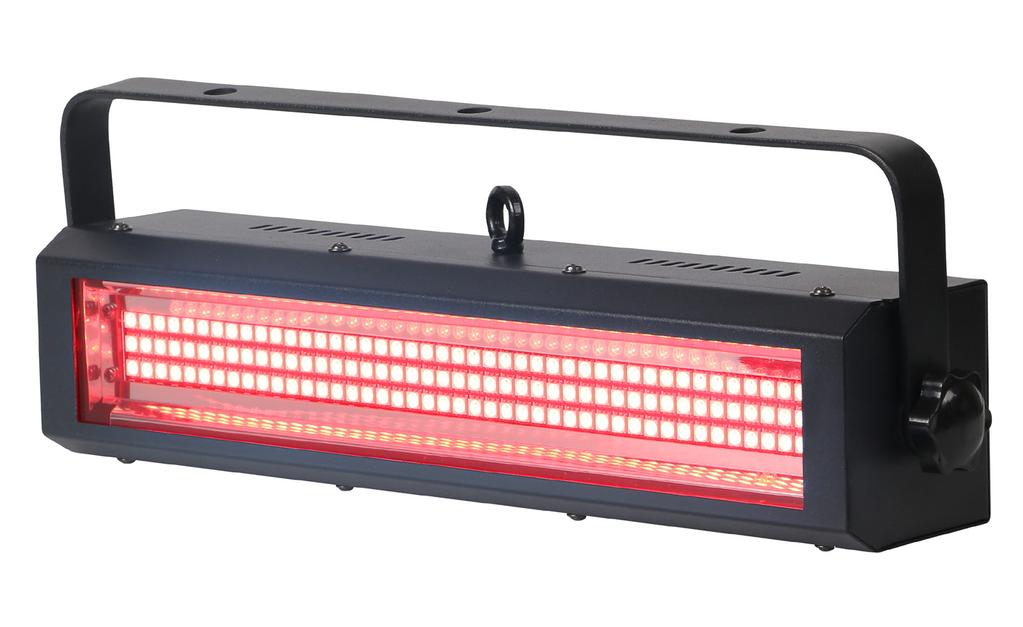 Product overview & technical specifications Blitzer RGB Strobe The Blitzers are compact all-in-one strobe, blinder and wash lights, equipped with 132 SMD LEDs and an 80 beam angle all enclosed in a