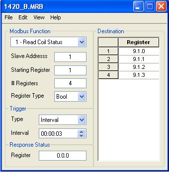 Figure 1-12. Modbus registers mapped to statuses (cont.) 17.