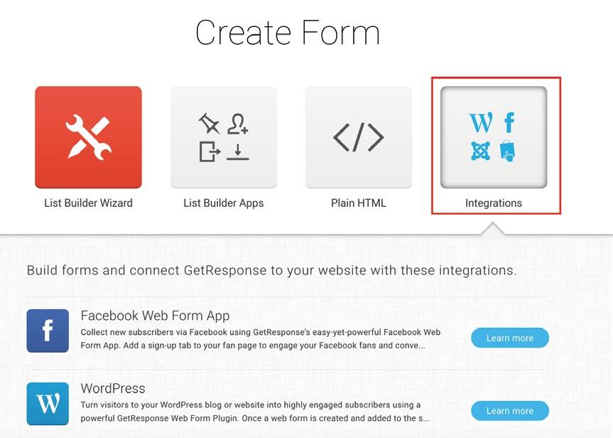 3 Alternatively, you may have integrations enabled for the pages you display sign-up forms.