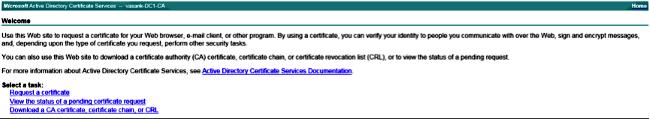 3. You can use the local CA or an External CA like VeriSign in order to get