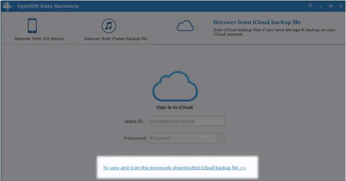 Step 3.Extract the downloaded icloud backup to access the content Once the downloading is completed successfully, you can begin scanning to extract it so that you can access the details.