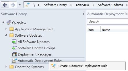 Automatic Deployment Rules Before starting this step create a folder on W:\sources on the SCCM-A-1 server to store our Updates. Our sources folder is shared as source$.