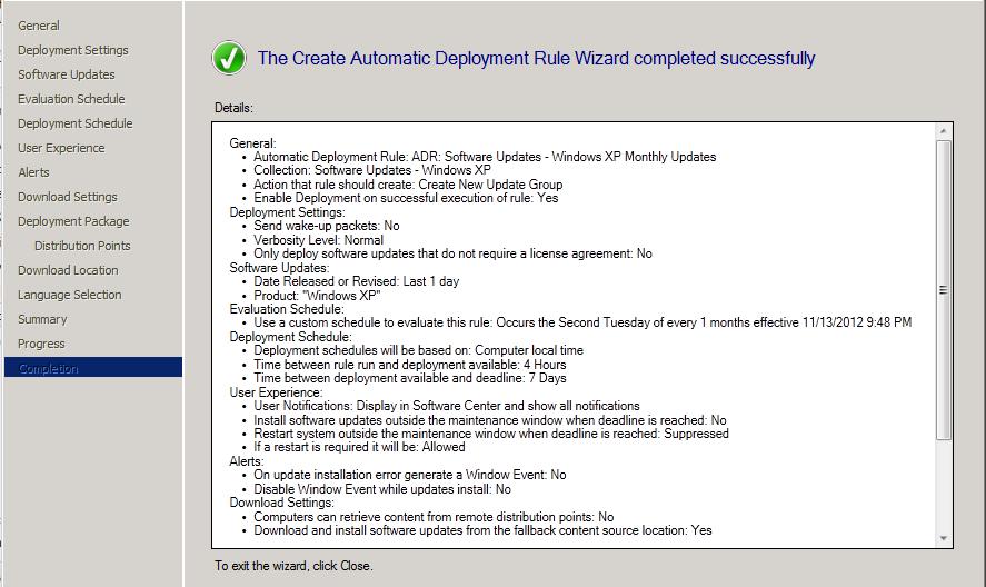 Updates Template and point it to that package during the wizard in the Select Deployment Package option like in the